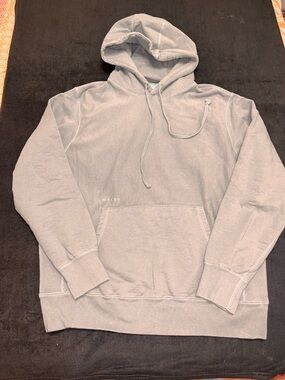 Men's Hooded Pullover Sweatshirt - Light Gray
